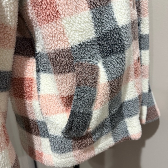 Maurices Plaid Sherpa Button Up Jacket - Picture 5 of 12